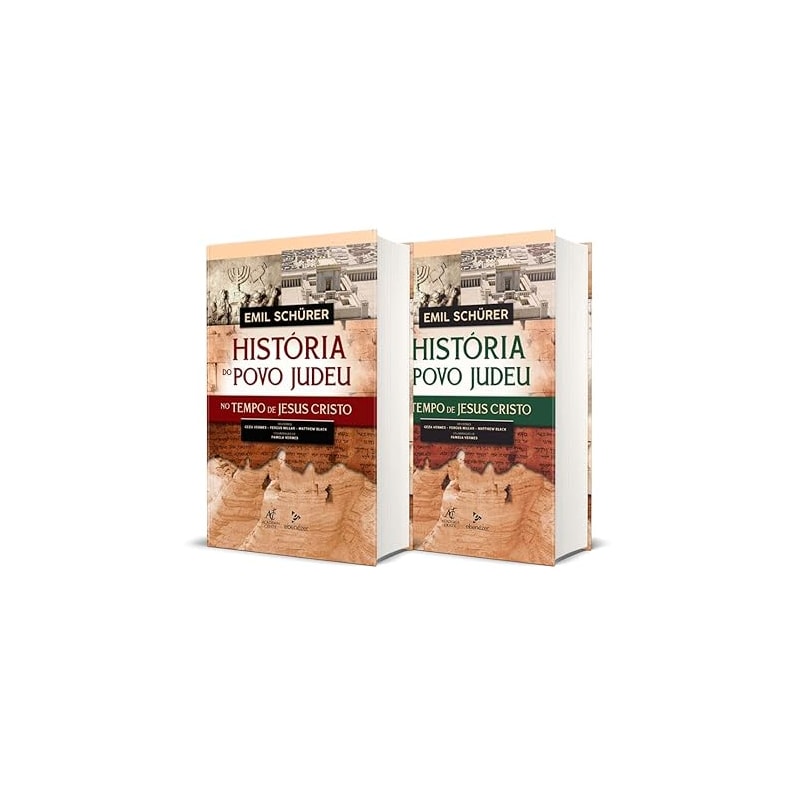 Historia do Povo Judeu No Tempo de Jesus Cristo - Emil Schurer - Vol 1 e 2
