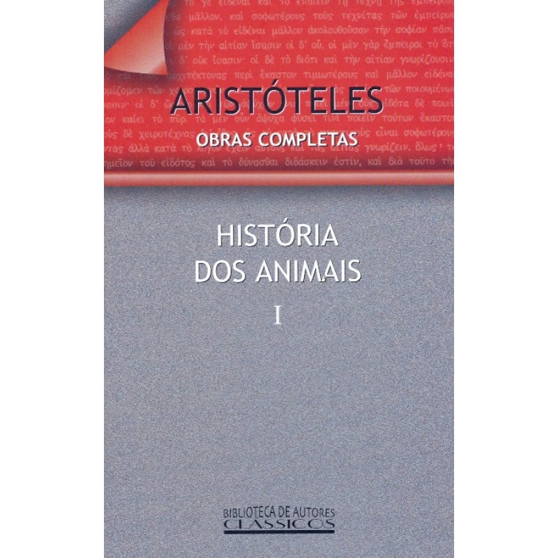 HISTORIA DOS ANIMAIS - VOL.01