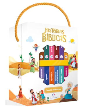 Histórias bíblicas - Box com 12 mini livros