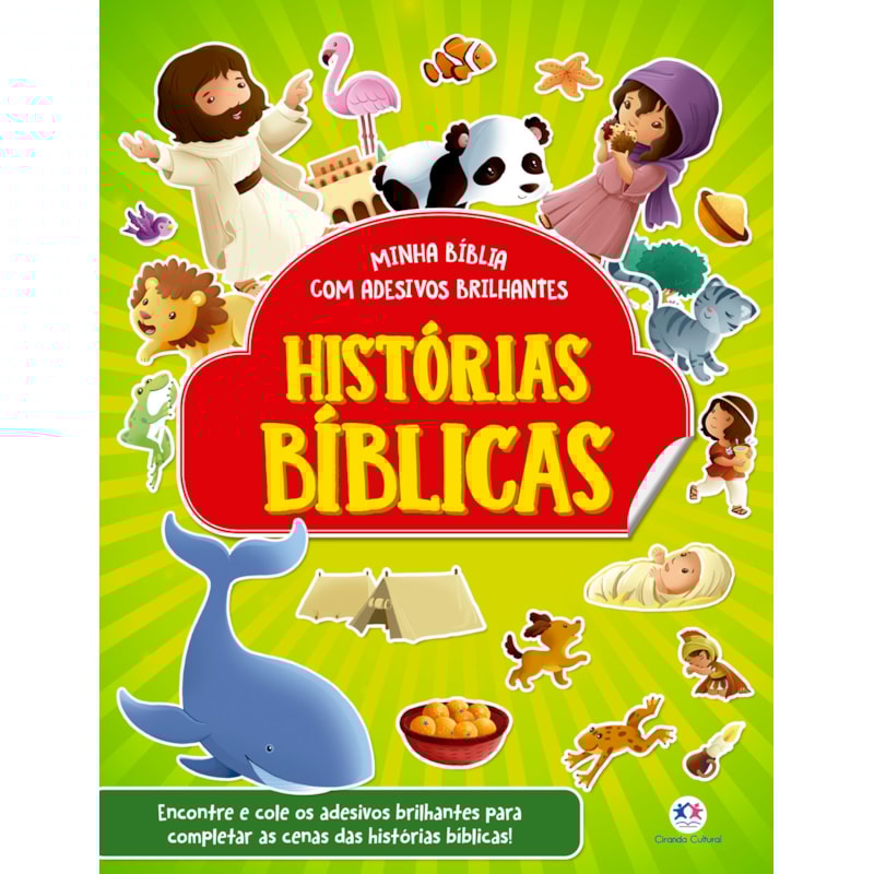 HISTÓRIAS BÍBLICAS - COM ADESIVOS BRILHANTES