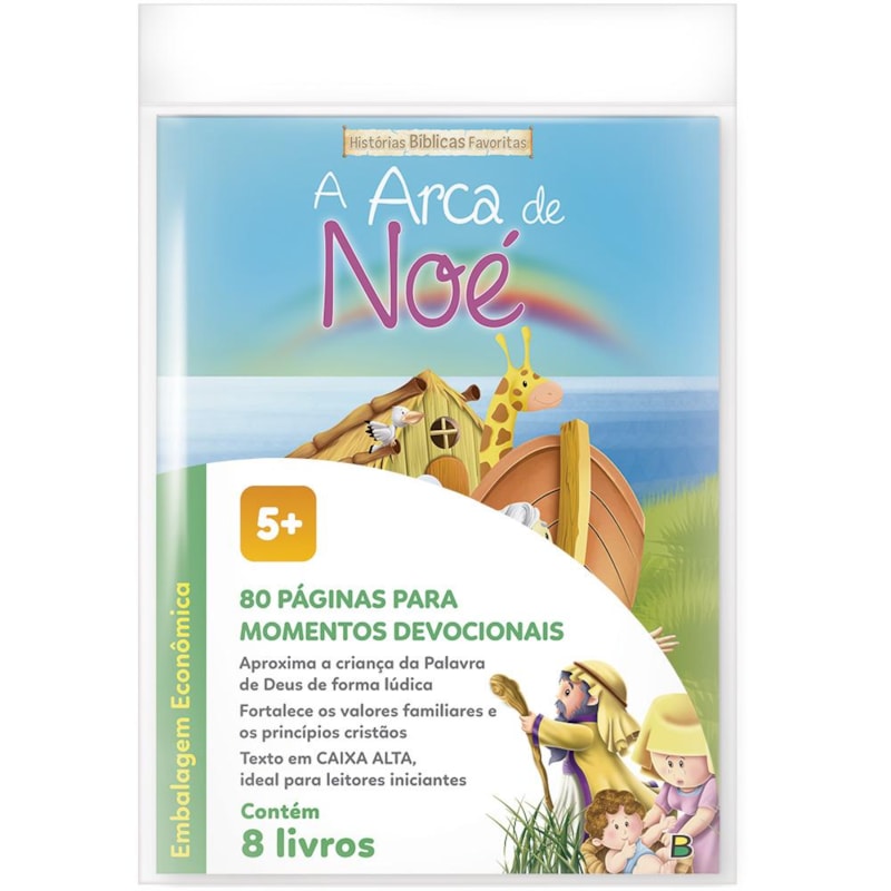 HISTÓRIAS BÍBLICAS FAVORITAS-KIT C/8 UND