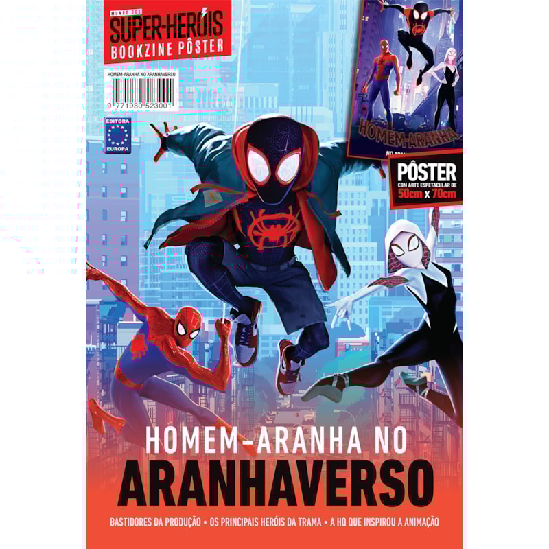 HOMEM ARANHA NO ARANHAVERSO - SUPERPÔSTER MUNDO DOS SUPER-HERÓIS