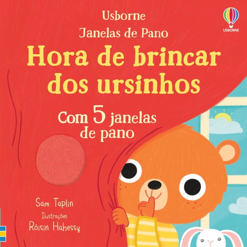 HORA DE BRINCAR DOS URSINHOS:JANELAS DE PANO
