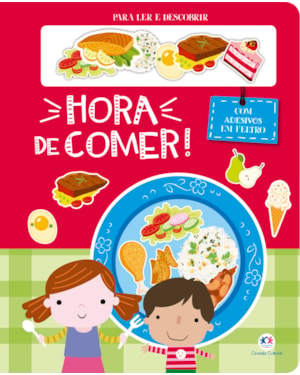 HORA DE COMER! - COM ADESIVOS EM FELTRO