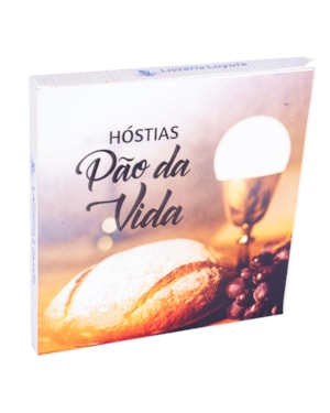 HÓSTIA PÃO DA VIDA 16,5CM CAIXA COM 10 UNIDADES