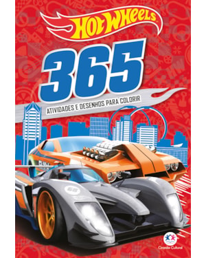 HOT WHEELS - 365 ATIVIDADES E DESENHOS PARA COLORIR