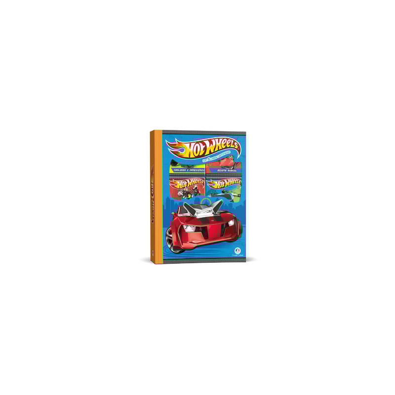 HOT WHEELS - BOX 6 MINILIVROS: COM 6 LIVROS CARTONADOS