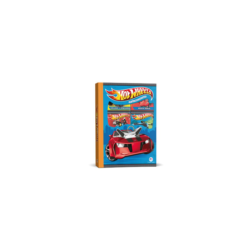 HOT WHEELS - BOX 6 MINILIVROS: COM 6 LIVROS CARTONADOS