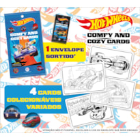 Hot Wheels - Comfy and Cozy 4 Cards para colorir e colecionar