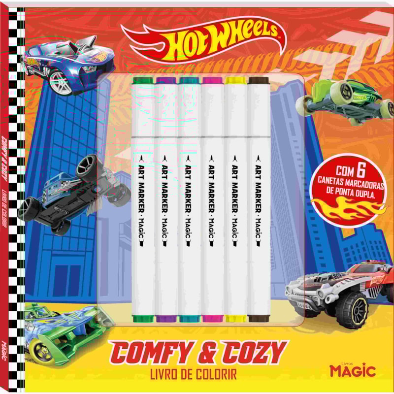 HOT WHEELS - COMFY AND COZY - PARA COLORIR