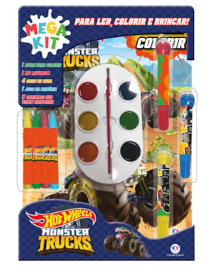 HOT WHEELS - LER, COLORIR E BRINCAR