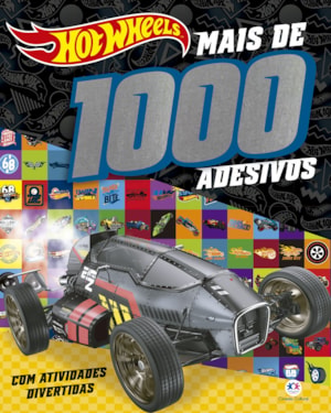 HOT WHEELS - MAIS DE 1000 ADESIVOS