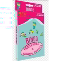 HOUSEHOLDS & SCHOOL OBJECTS BINGO