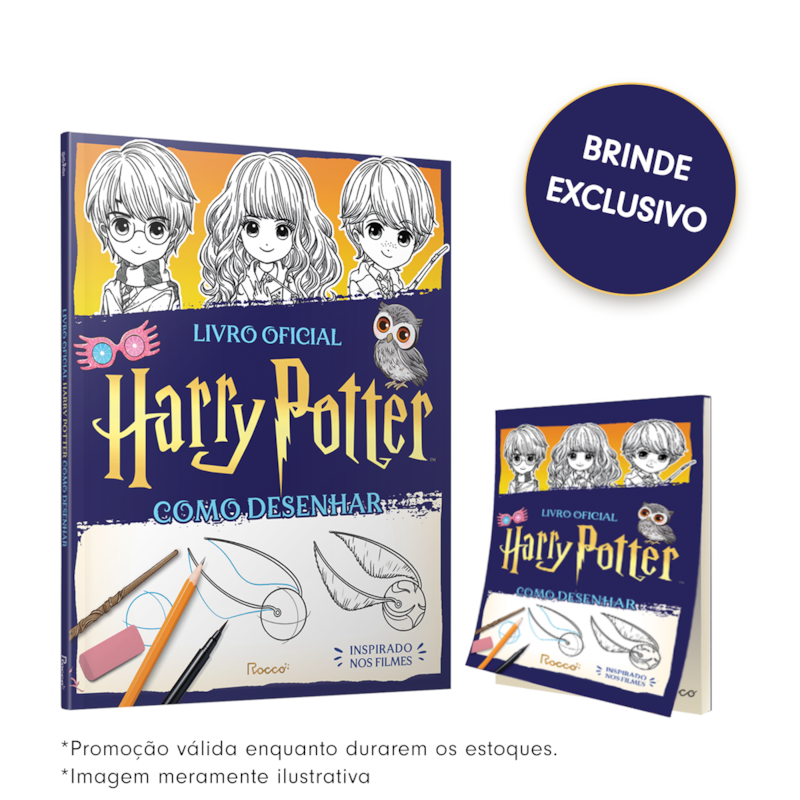 HP COMO DESENHAR: + BLOQUINHO DE DESENHO