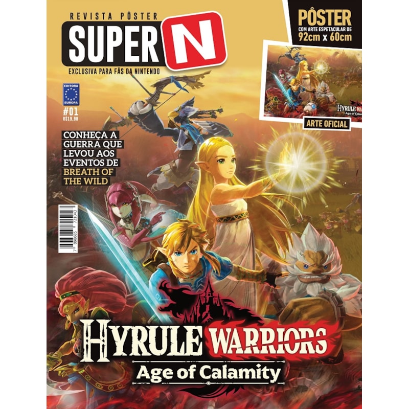 HYRULE WARRIORS: AGE OF CALAMITY - SUPERPÔSTER SUPER N