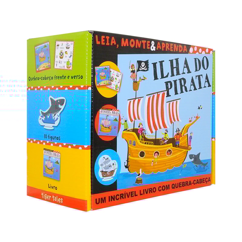 ILHA DO PIRATA: LEIA, MONTE E APRENDA