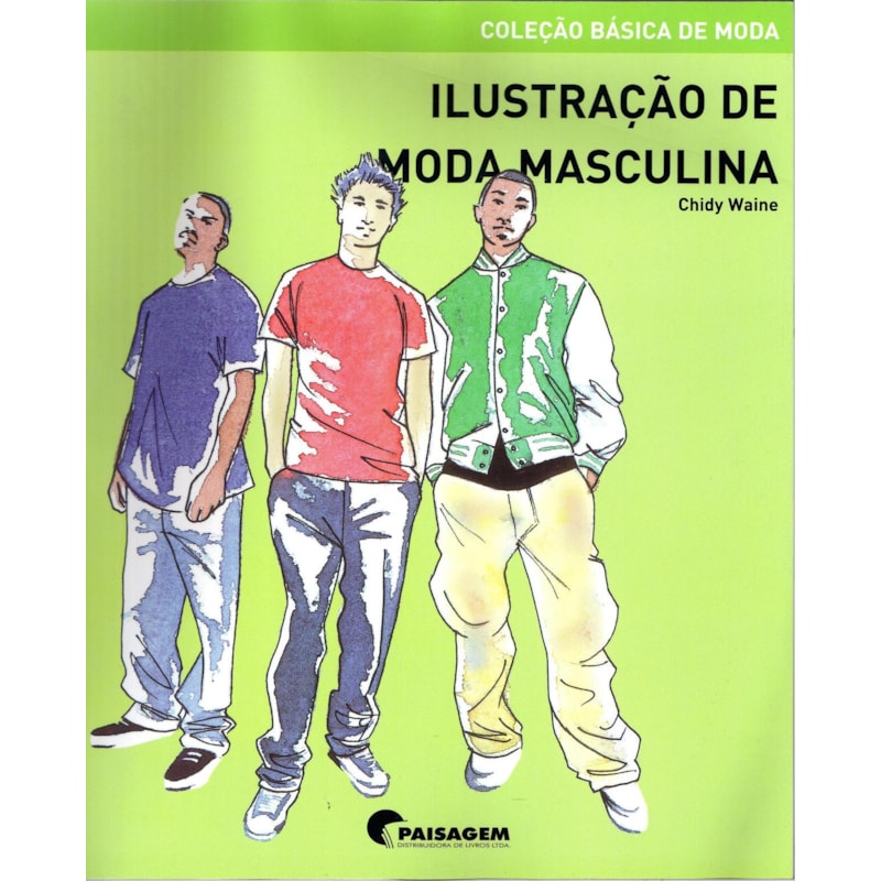 Ilustração de moda masculina