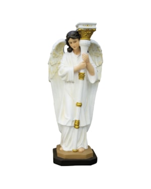 IMAGEM ANJO CANDELABRO 80CM DE ALTURA LADO DIREITO