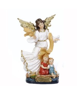 IMAGEM ANJO DA GUARDA 20CM DE ALTURA BARROCO