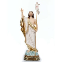 IMAGEM CRISTO RESSUSCITADO BARROCO 20CM DE ALTURA