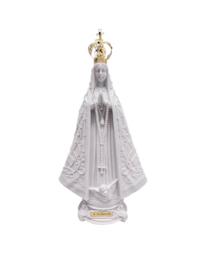 IMAGEM DE NOSSA SENHORA APARECIDA 35 CM DE ALTURA C/ COROA RESINA