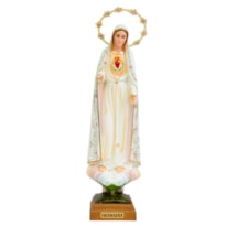 IMAGEM  IMACULADO CORACÃO DE FATIMA - OV 30CM DE ALTURA