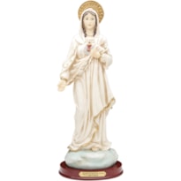 IMAGEM IMACULADO CORAÇÃO DE MARIA 60CM DE ALTURA