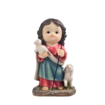IMAGEM JESUS BOM PASTOR 10CM DE ALTURA INFANTIL