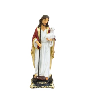 IMAGEM JESUS BOM PASTOR 13CM DE ALTURA