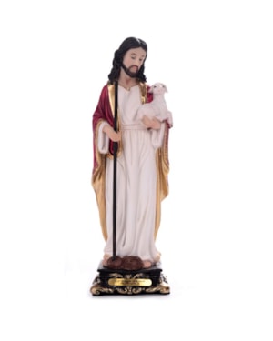 IMAGEM JESUS BOM PASTOR 20CM DE ALTURA