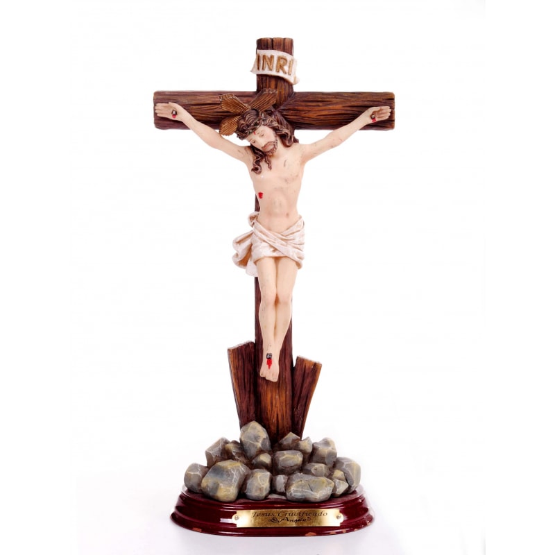 IMAGEM JESUS CRUCIFICADO 20CM DE ALTURA