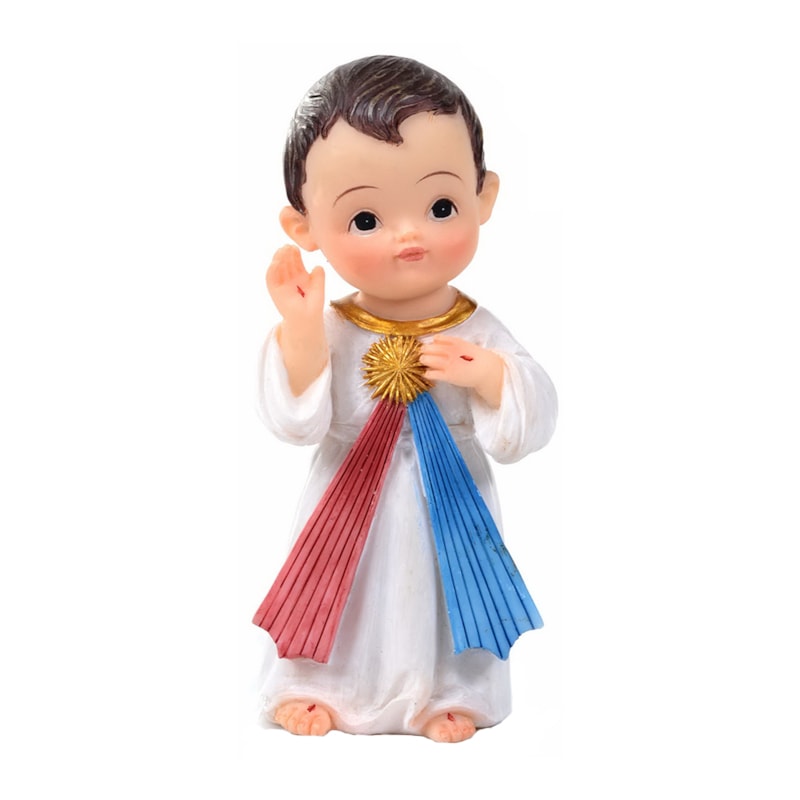 IMAGEM JESUS MISERICORDIOSO 10CM DE ALTURA INFANTIL