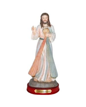 IMAGEM JESUS MISERICORDIOSO 14CM DE ALTURA