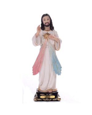 IMAGEM JESUS MISERICORDIOSO 20CM DE ALTURA