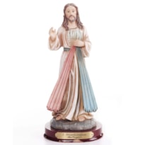 IMAGEM JESUS MISERICORDIOSO 20CM DE ALTURA