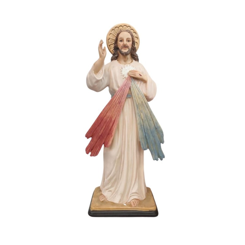 IMAGEM JESUS MISERICORDIOSO 20CM DE ALTURA