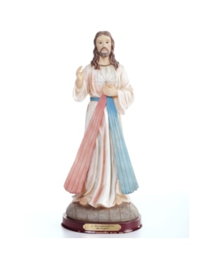 IMAGEM JESUS MISERICORDIOSO 30CM DE ALTURA