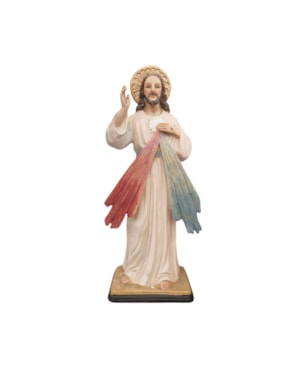 IMAGEM JESUS MISERICORDIOSO 30CM DE ALTURA