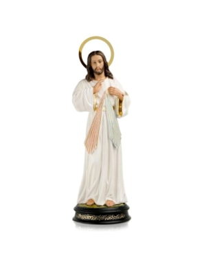 IMAGEM JESUS MISERICORDIOSO 30CM DE ALTURA
