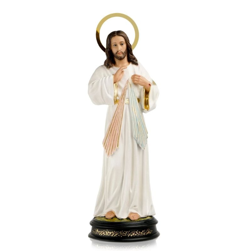IMAGEM JESUS MISERICORDIOSO 30CM DE ALTURA