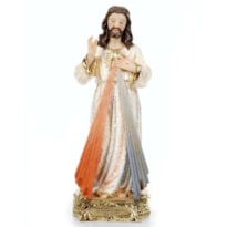 IMAGEM JESUS MISERICORDIOSO BARROCO 20CM DE ALTURA