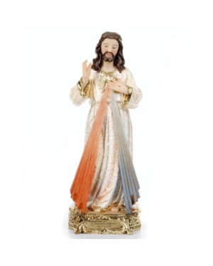 IMAGEM JESUS MISERICORDIOSO BARROCO 20CM DE ALTURA
