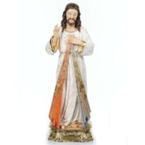 IMAGEM JESUS MISERICORDIOSO BARROCO 40CM DE ALTURA