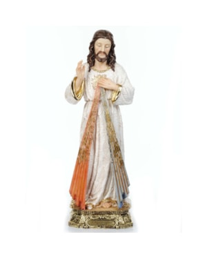 IMAGEM JESUS MISERICORDIOSO BARROCO 40CM DE ALTURA