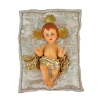 IMAGEM MENINO JESUS 18CM C/ ALMOFADA BRANCA
