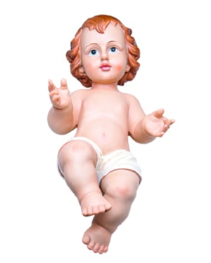 IMAGEM MENINO JESUS 7,5CM DE ALTURA SANTINI
