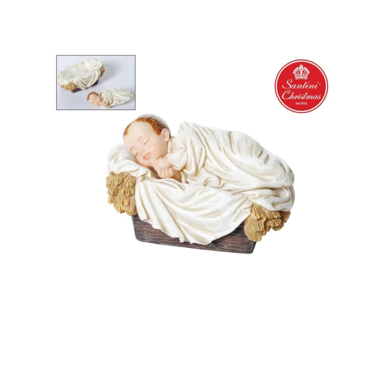 IMAGEM MENINO JESUS COM MANJEDOURA 08,5CM DE ALTURA