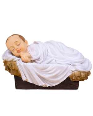 IMAGEM MENINO JESUS COM MANJEDOURA 12CM DE ALTURA