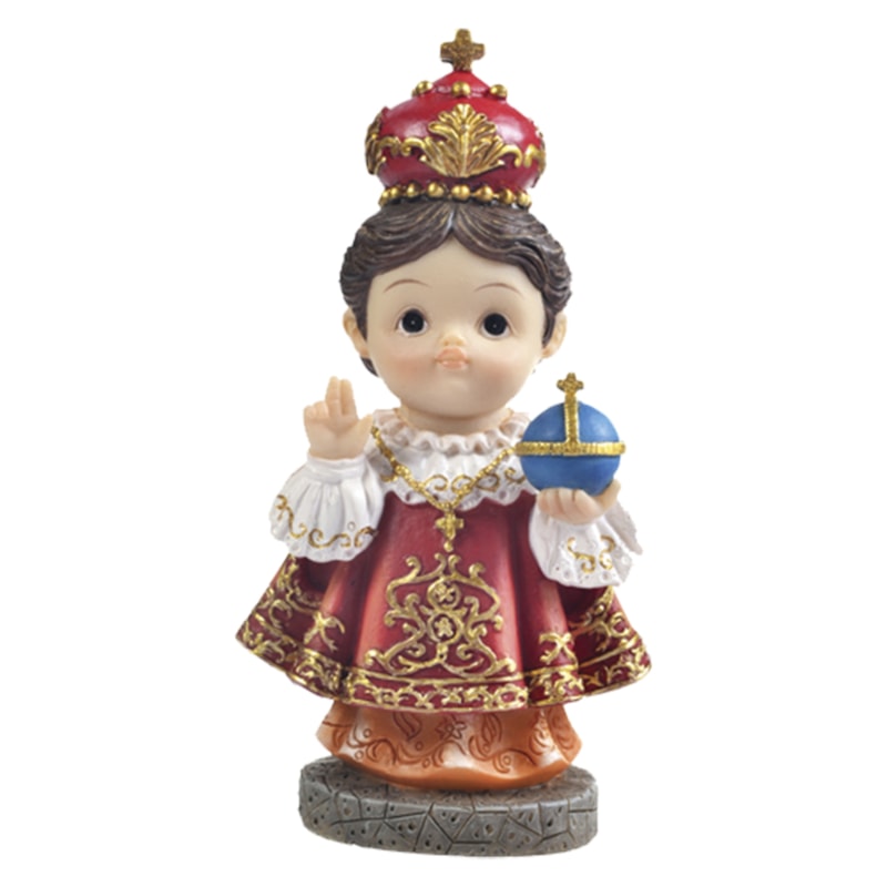 IMAGEM MENINO JESUS DE PRAGA 10CM DE ALTURA INFANTIL