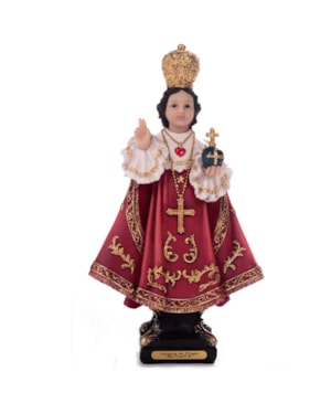 IMAGEM MENINO JESUS DE PRAGA 20CM DE ALTURA